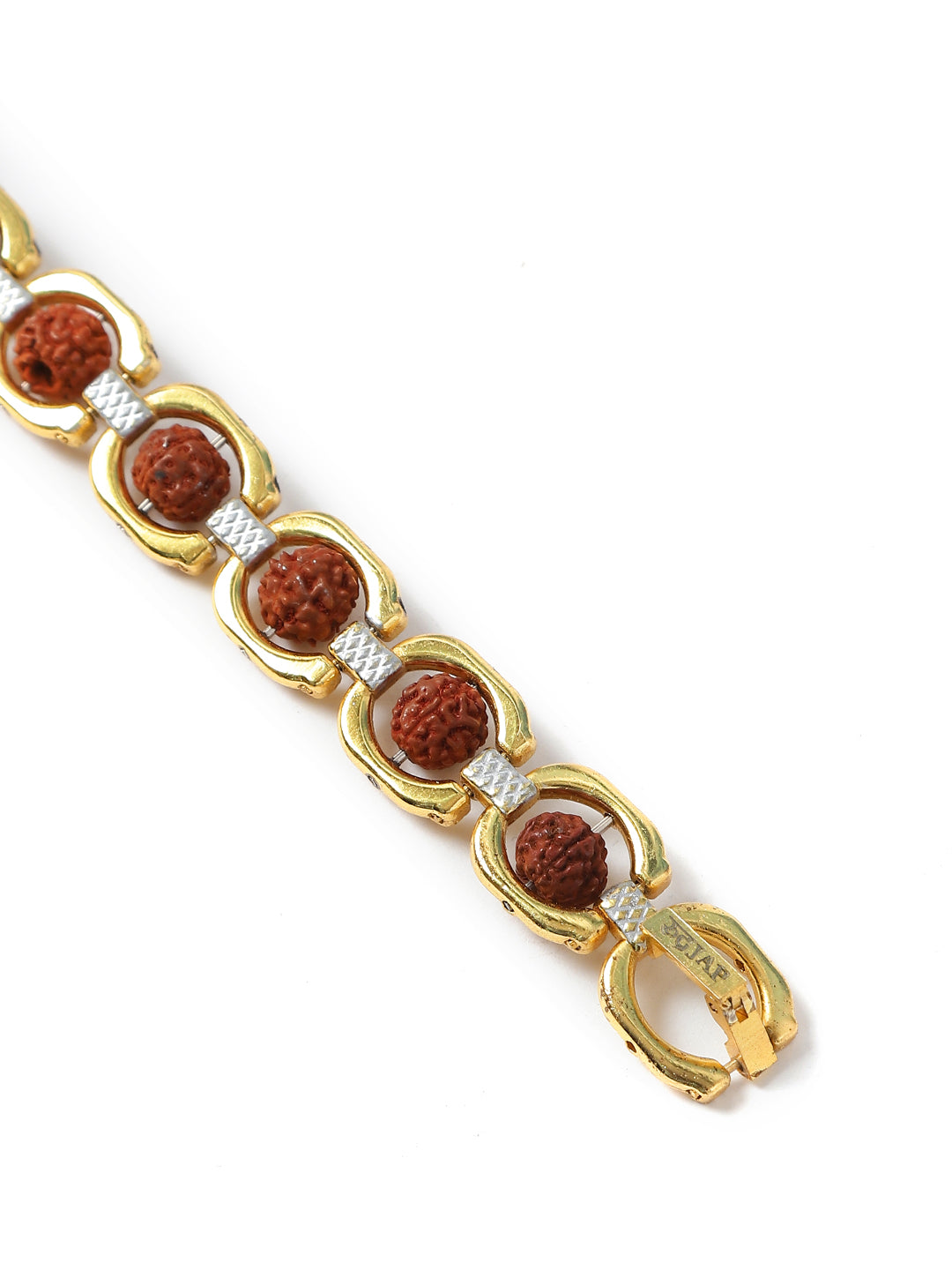 Gold Plated Essential Rudraksha Bracelet - Rudrajap