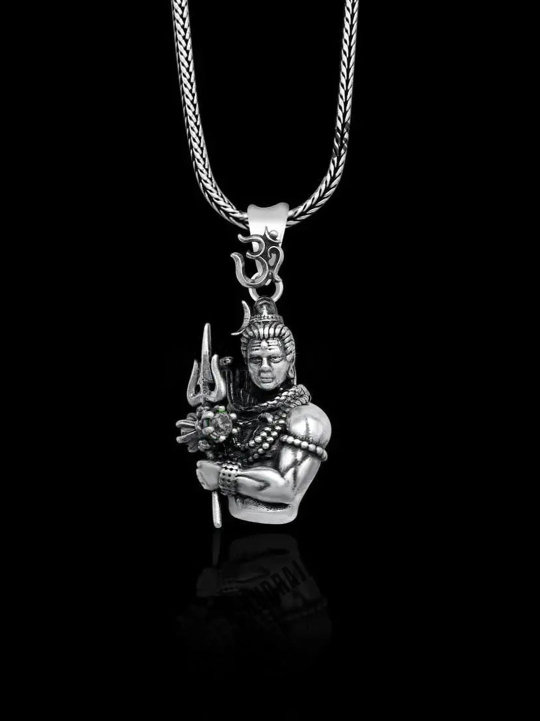 Spiritual Shankar Pendant with Chain – Channel the Divine Energy of Lord Shiva - Rudrajap
