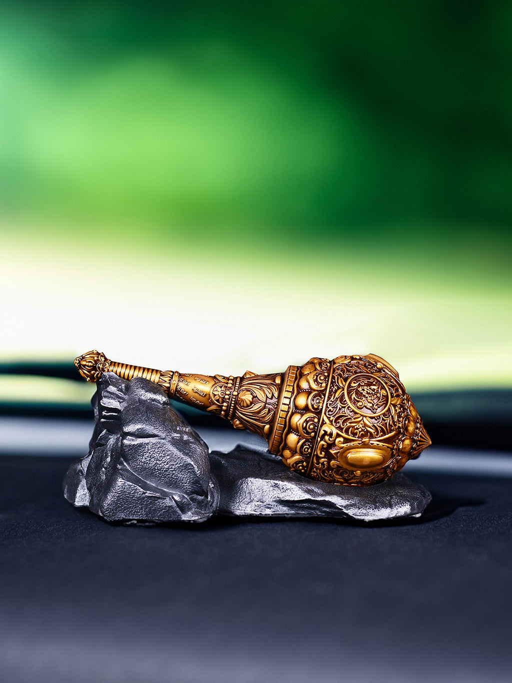 Lord Hanuman Gada Idol Car Dashboard - Rudrajap