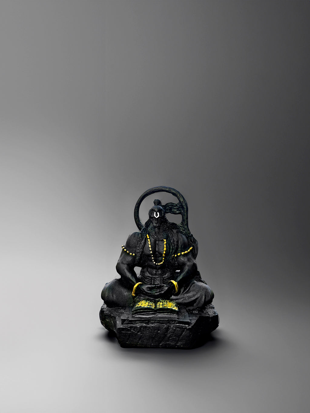 Meditating Lord Hanuman Idol - Rudrajap