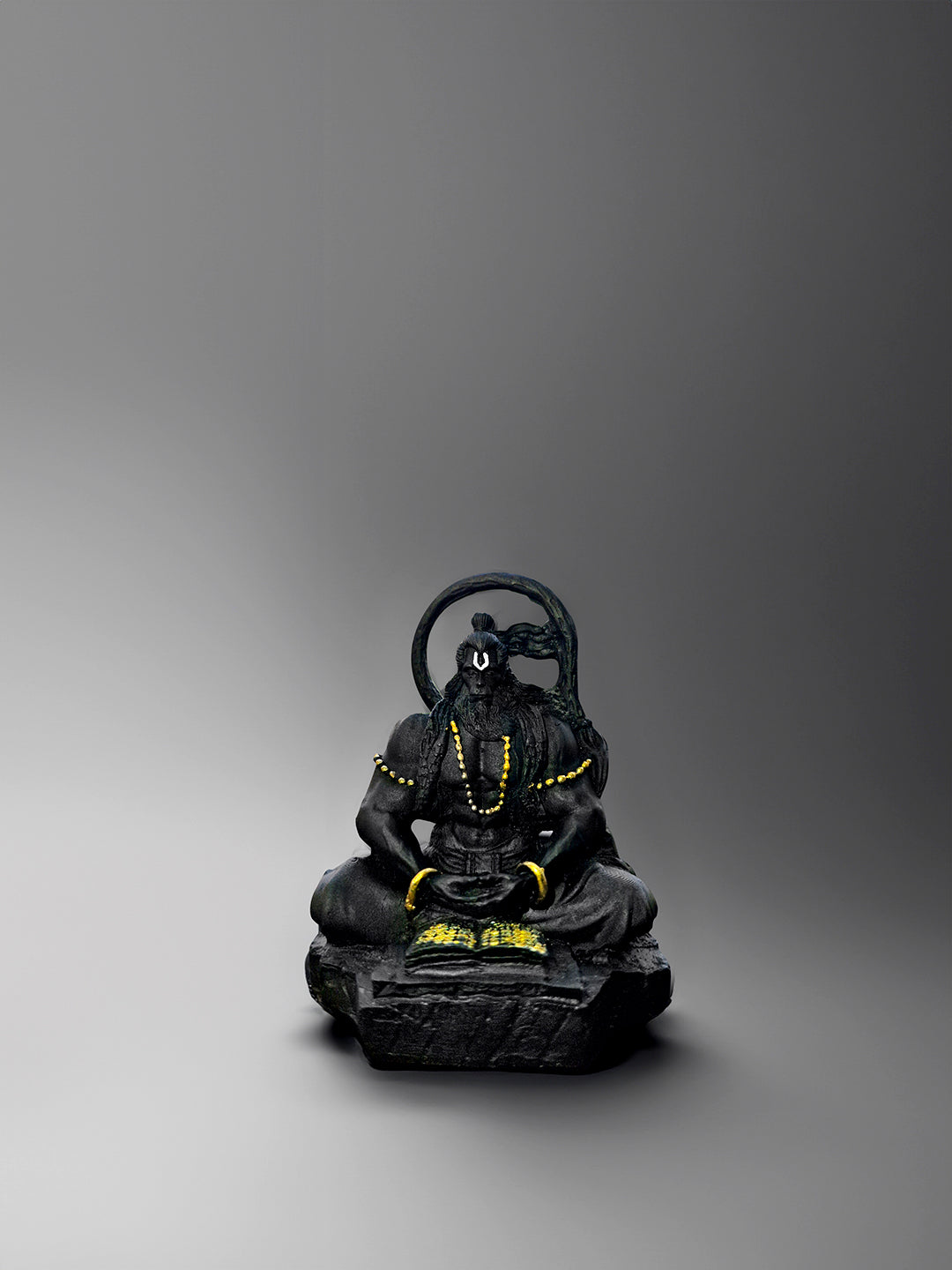 Meditating Lord Hanuman Idol - Rudrajap