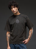 Rudra oversized T-shirt by Rudrajap featuring a relaxed fit and casual style, shown in a neutral color on a plain background.