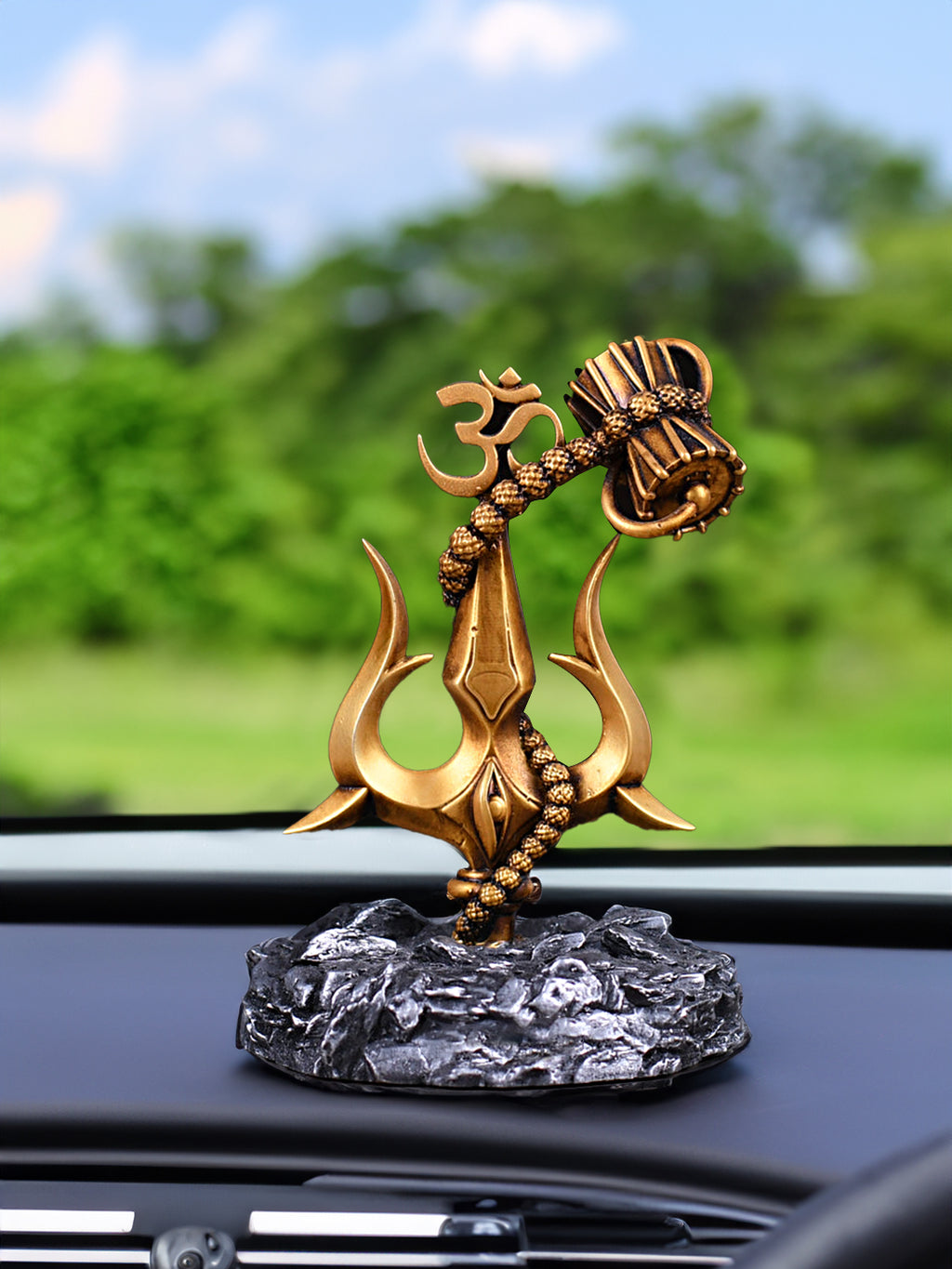 Lord Shiva Trishul With Damru - Rudrajap