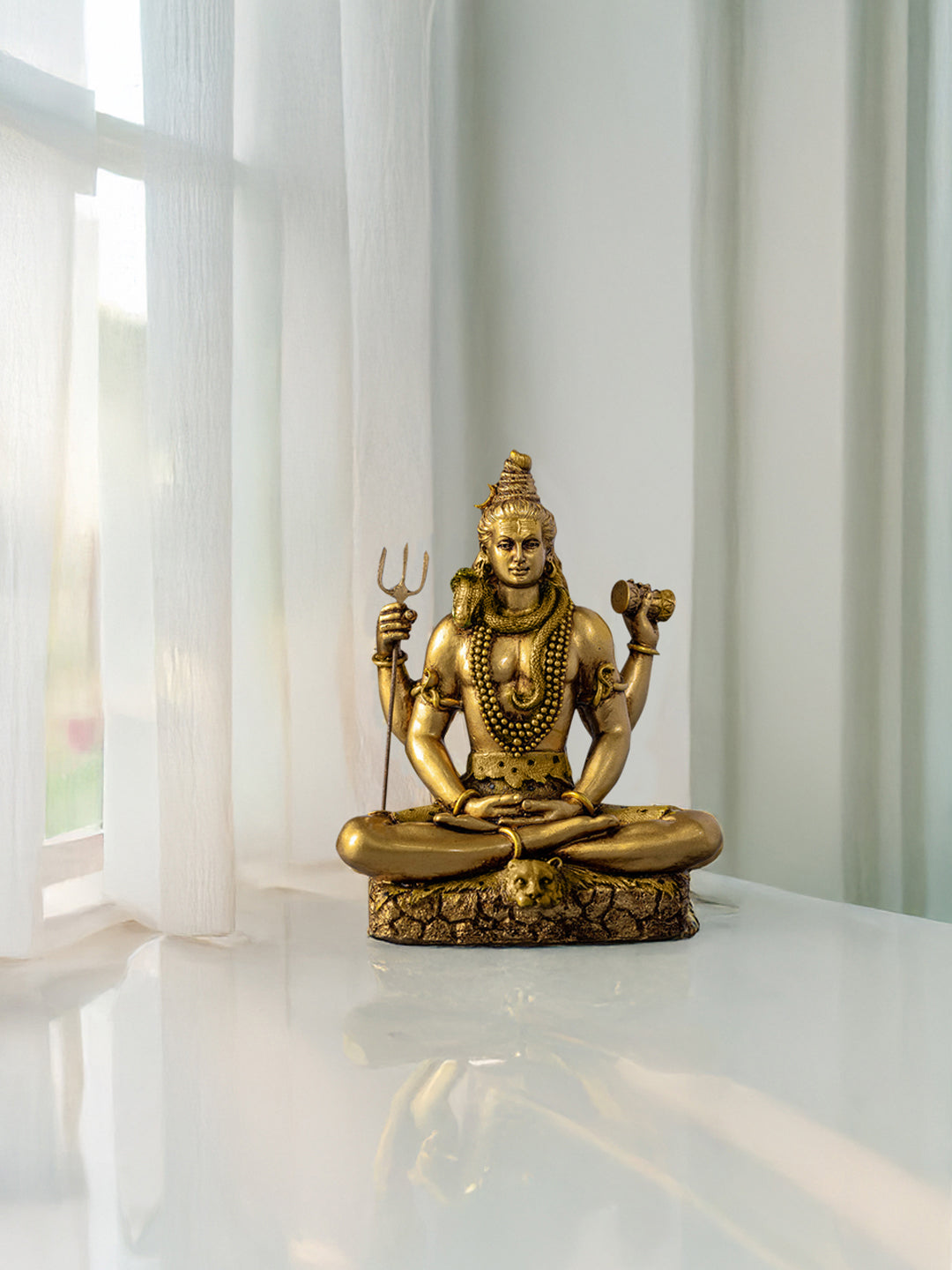 Meditating Lord Shiva Car Dashboard - Rudrajap