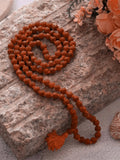 Pure Haldi Mala for Pooja & Spiritual Protection – 108 Beads (Handcrafted) - Rudrajap