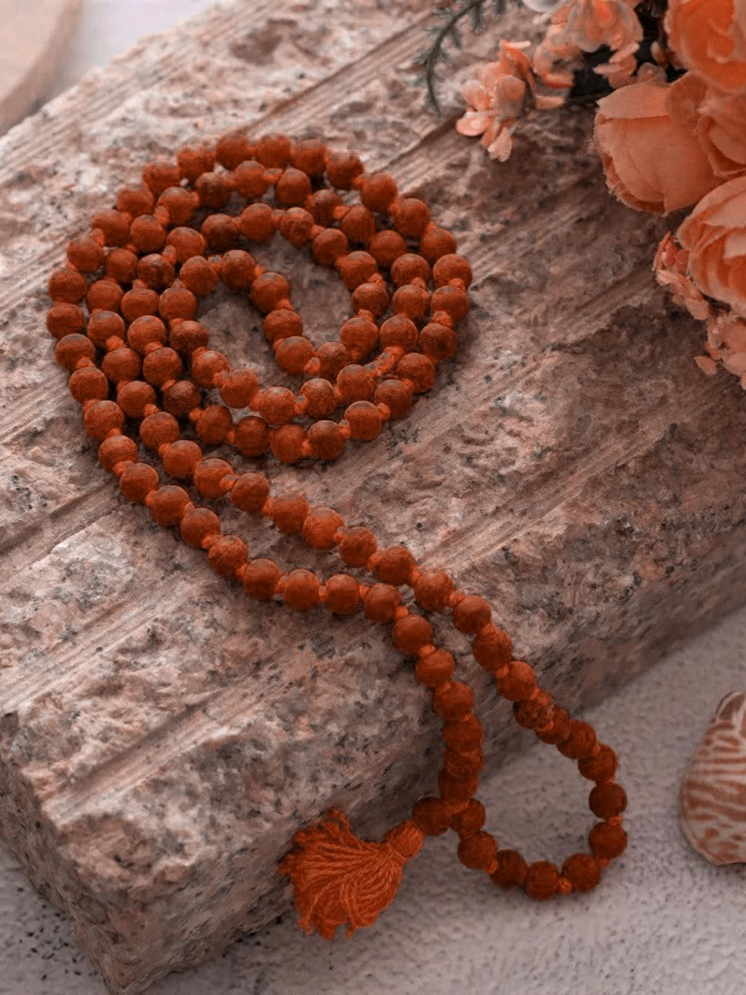 Pure Haldi Mala for Pooja & Spiritual Protection – 108 Beads (Handcrafted) - Rudrajap