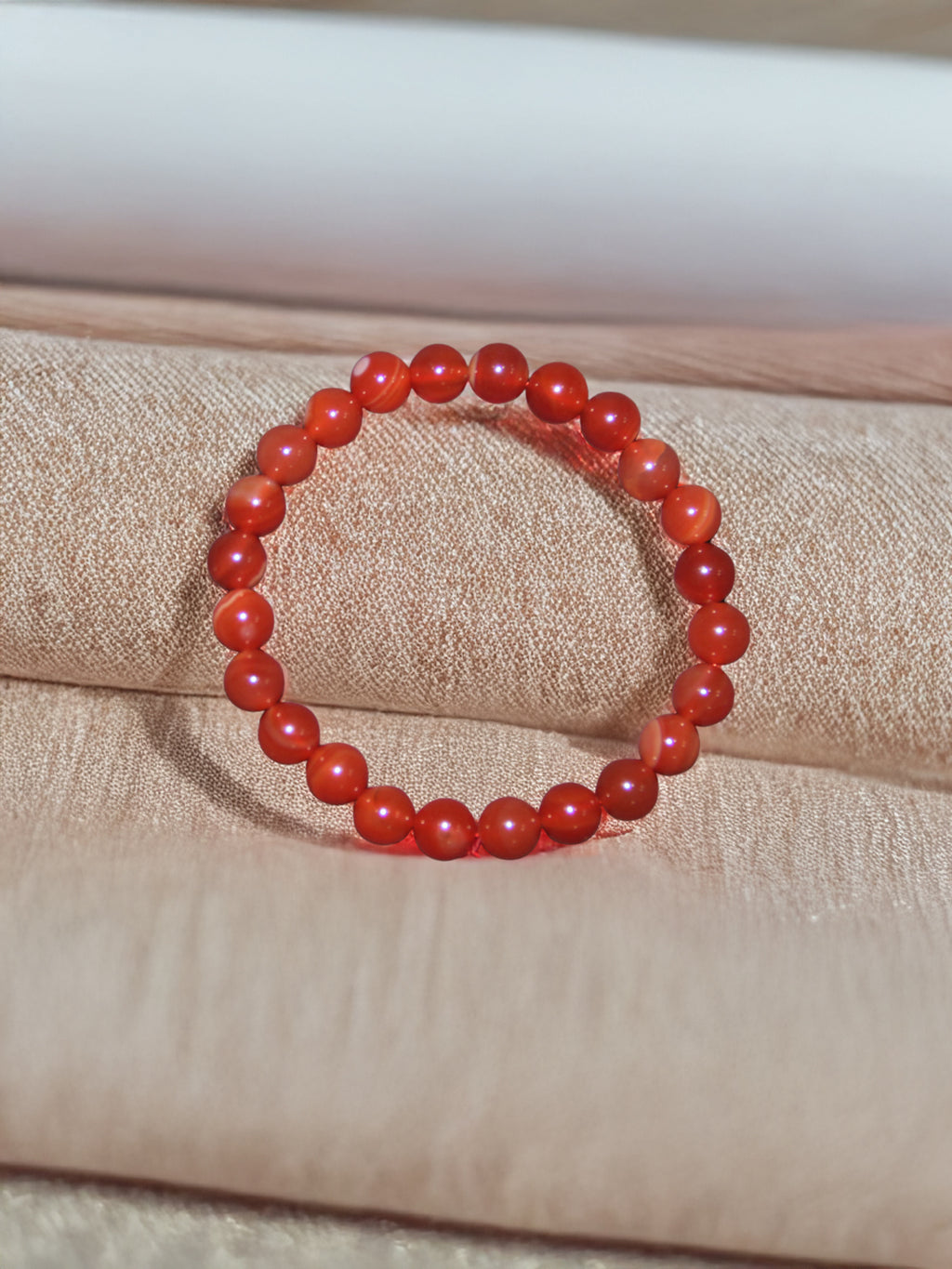 Carnelian Energy Bracelet – The Stone of Courage & Vitality - Rudrajap