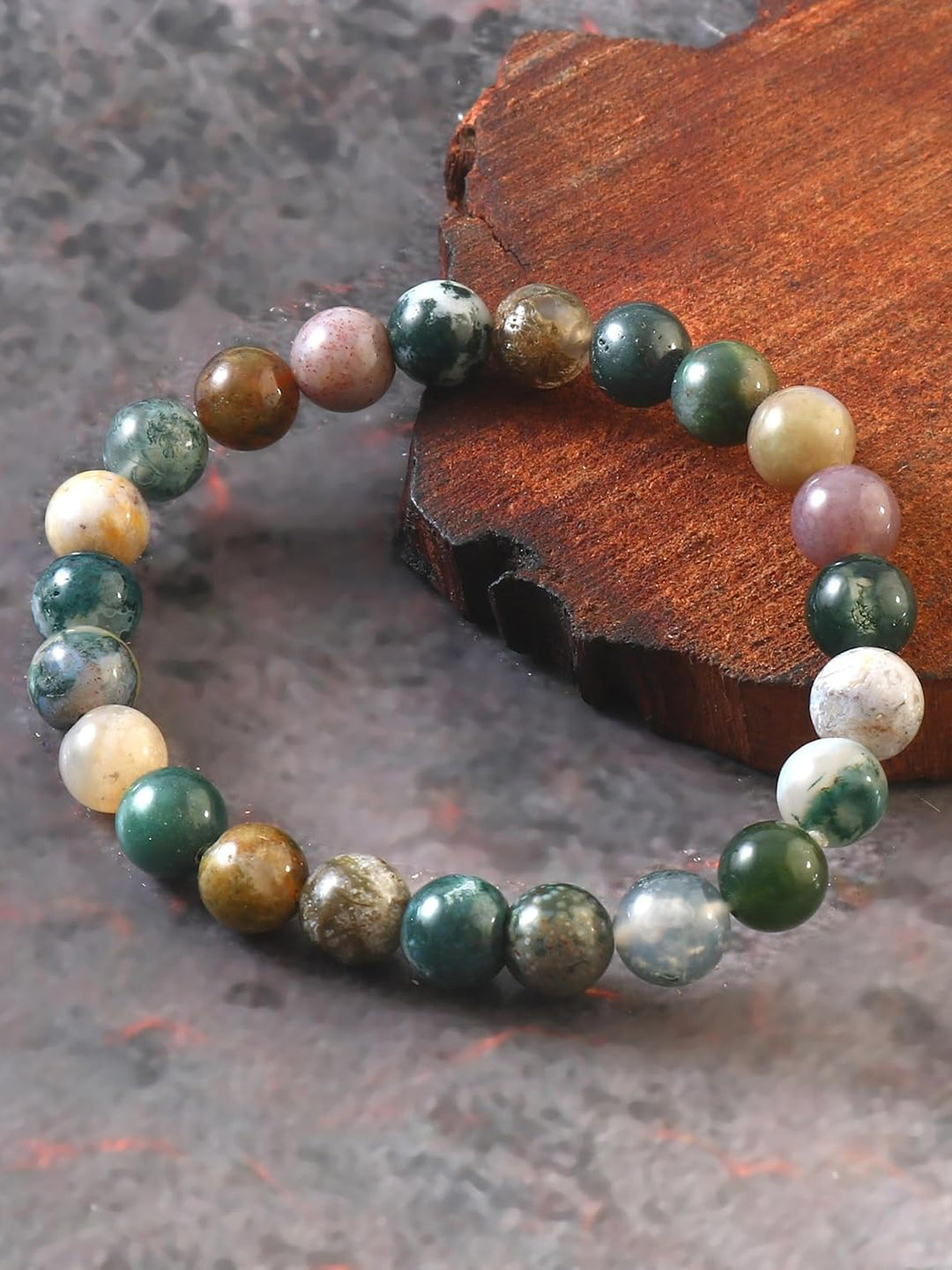 Indian Agate Energy Bracelet – The Stone of Stability & Protection - Rudrajap