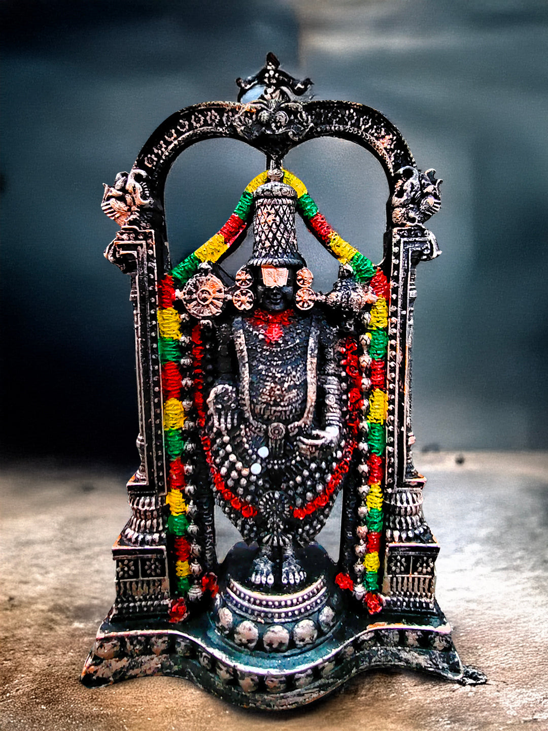 Tirupati Balaji Idol – Copper Finish (8 Inch)