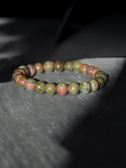 Unakite Energy Bracelet – The Stone of Emotional Healing
