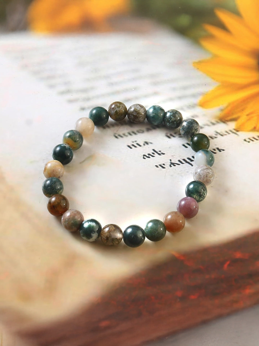Indian Agate Energy Bracelet – The Stone of Stability & Protection - Rudrajap