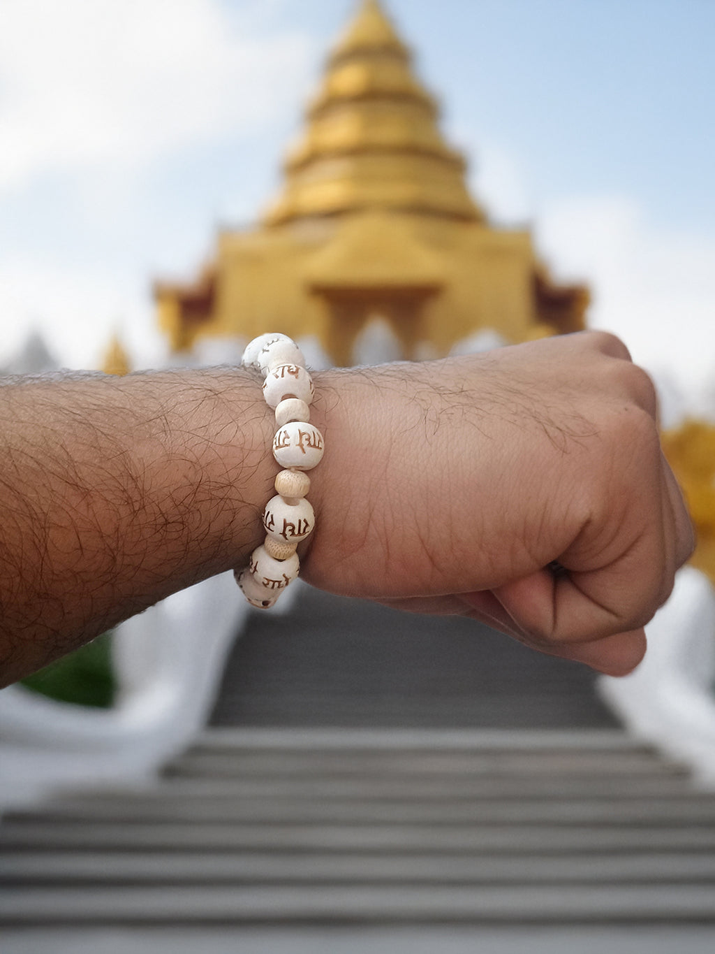 Radhe-Radhe Tulsi Bracelet - Rudrajap