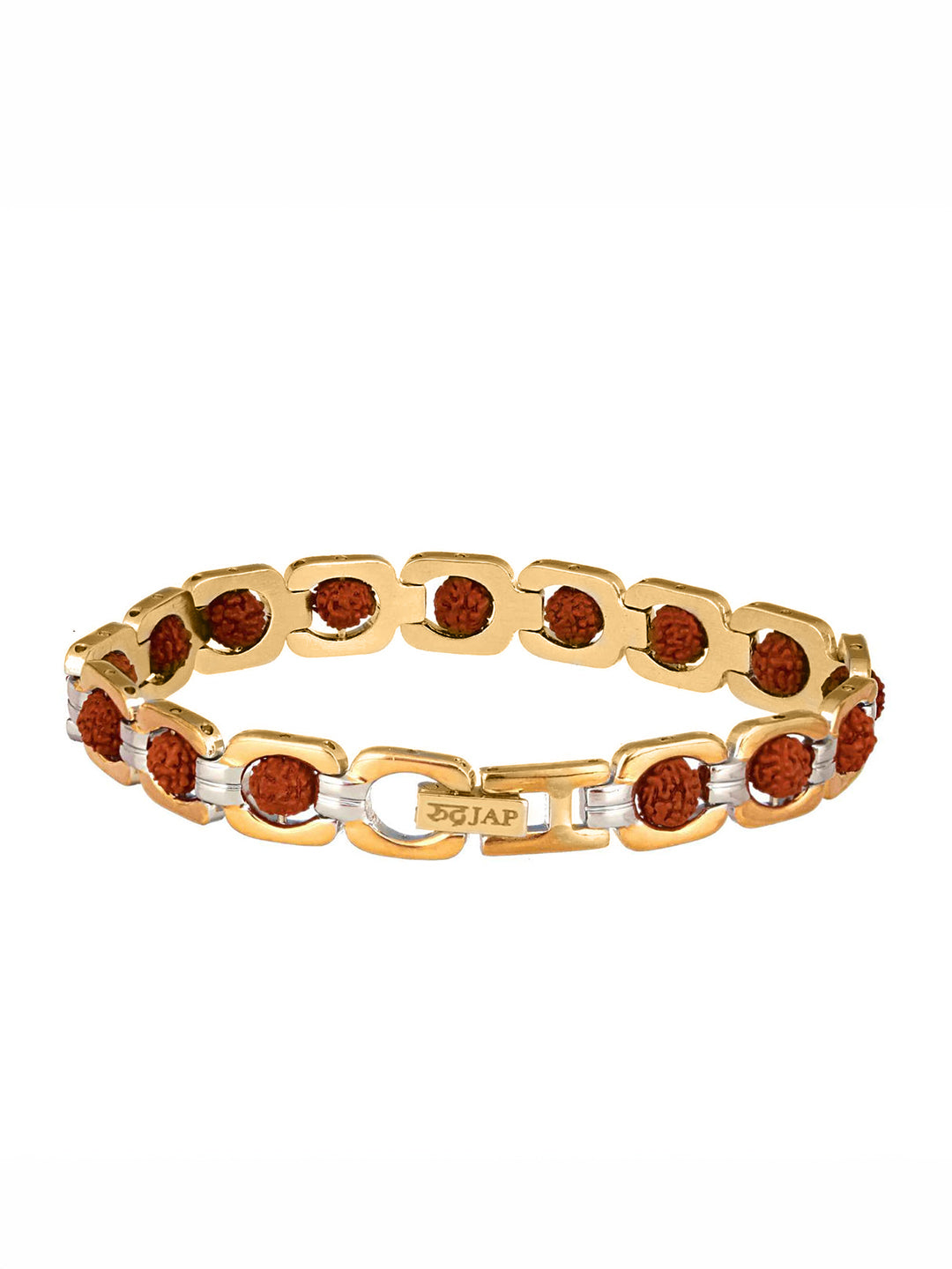 Gold Plated Essential Rudraksha Bracelet - Rudrajap