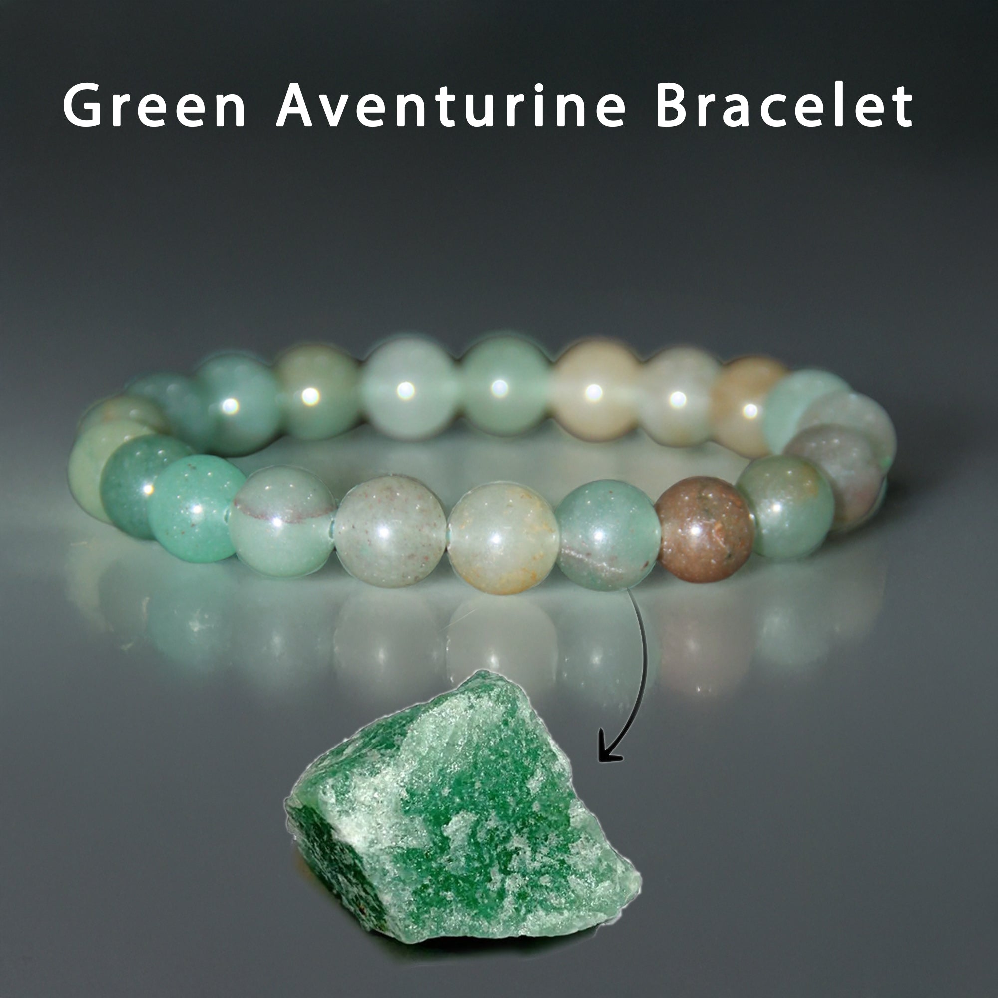 Green Aventurine Energy Bracelet – The Stone of Luck & Growth - Rudrajap