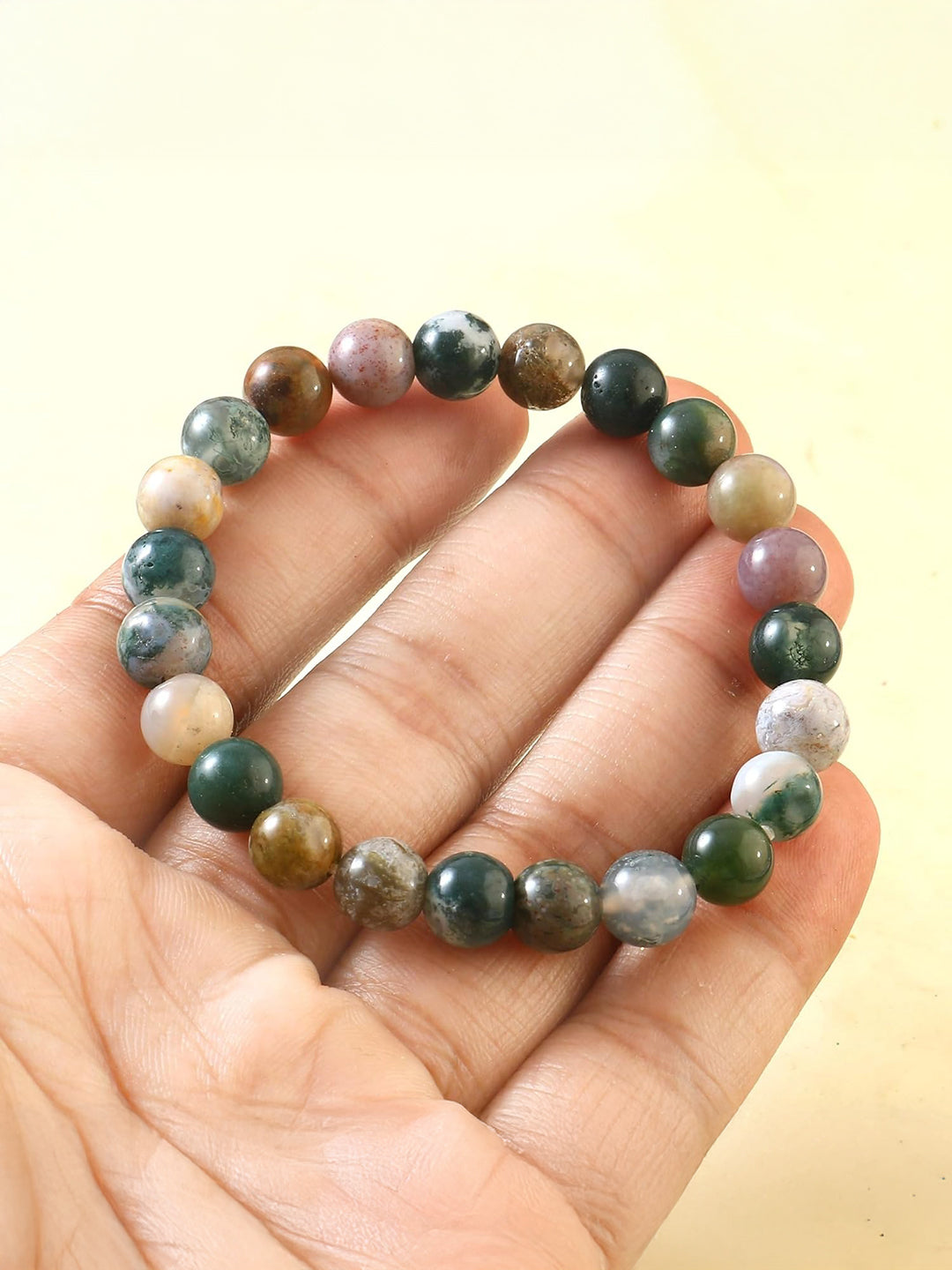 Indian Agate Energy Bracelet – The Stone of Stability & Protection - Rudrajap