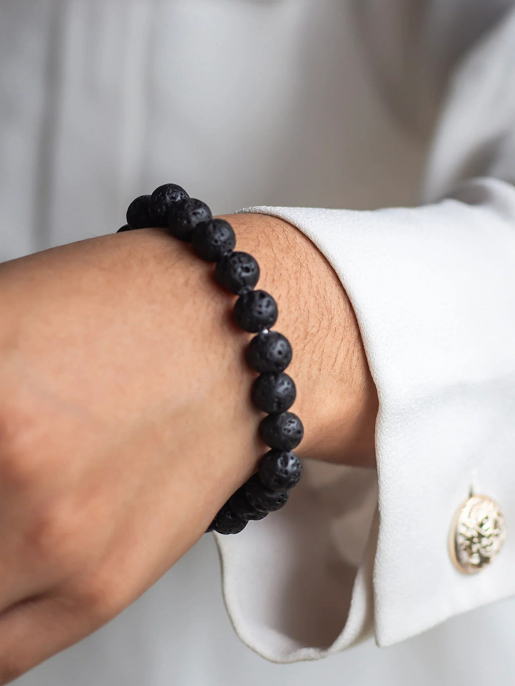 Lava Stone Energy Bracelet – The Stone of Strength & Grounding - Rudrajap