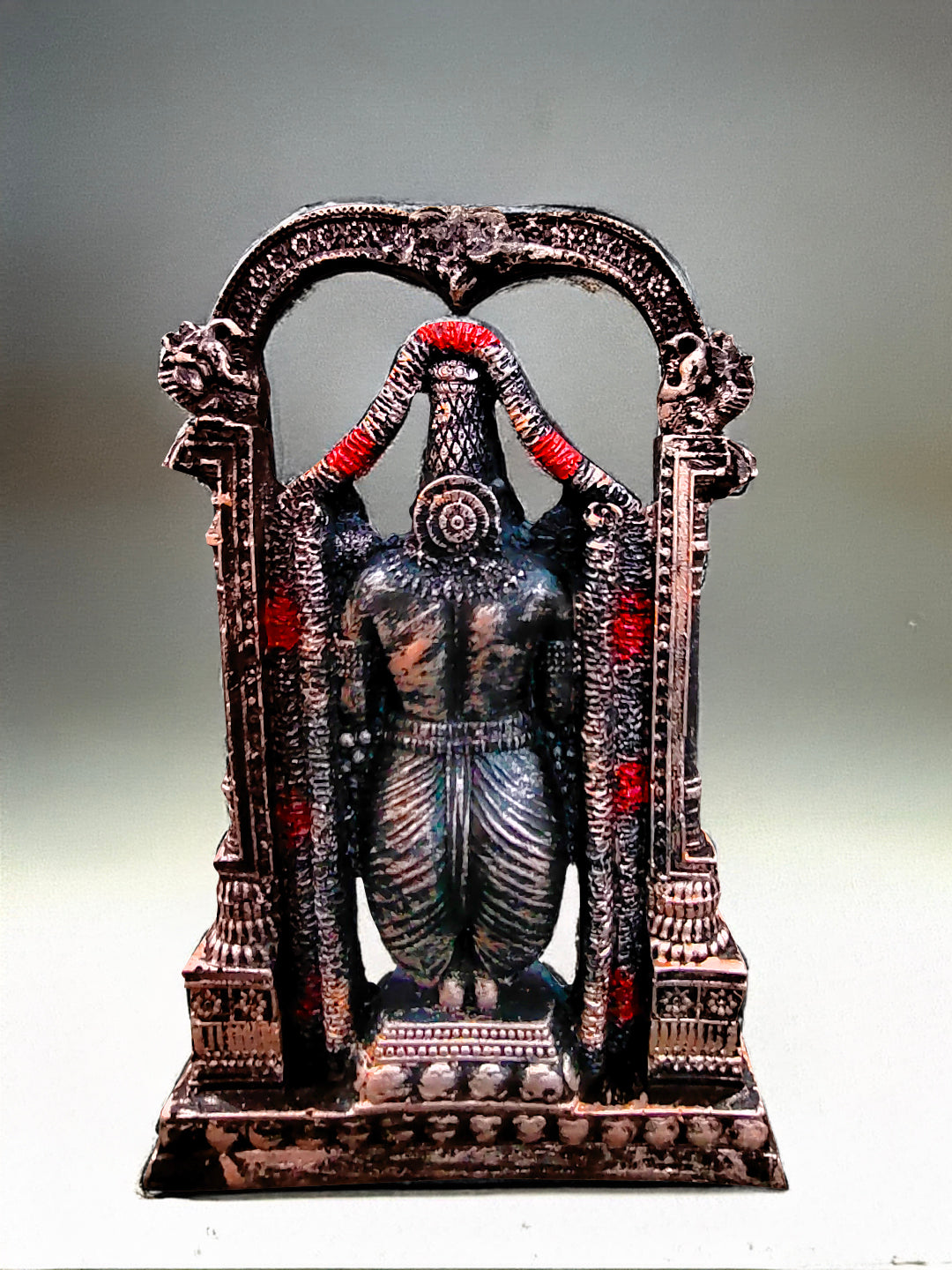 Tirupati Balaji Idol – Copper Finish (8 Inch)