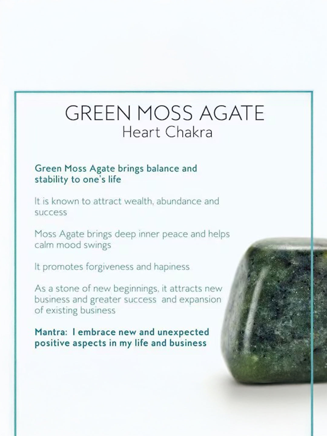 Moss Agate Energy Bracelet – The Stone of Balance & Abundance - Rudrajap