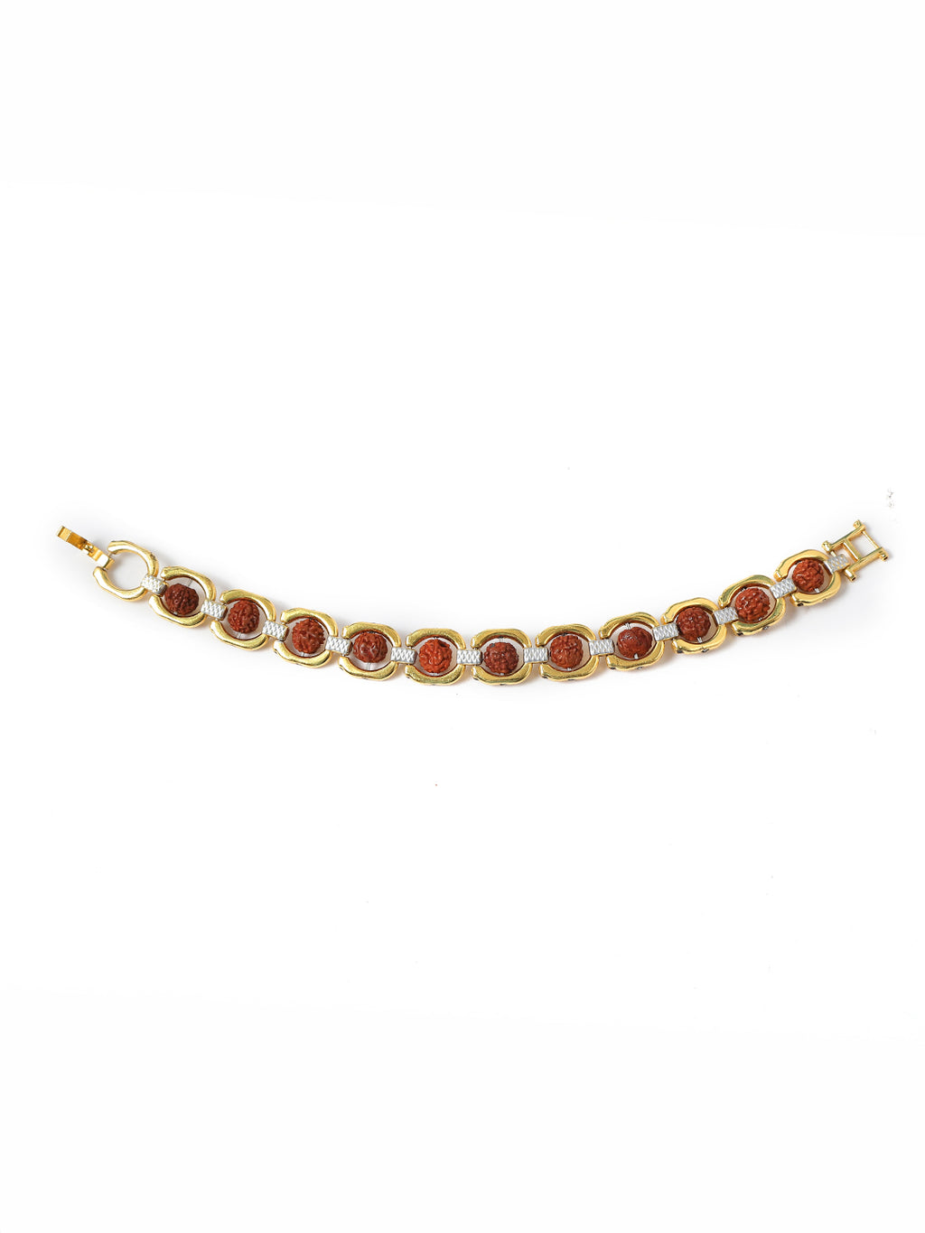 Gold Plated Essential Rudraksha Bracelet - Rudrajap