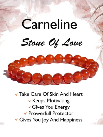 Carnelian Energy Bracelet – The Stone of Courage & Vitality