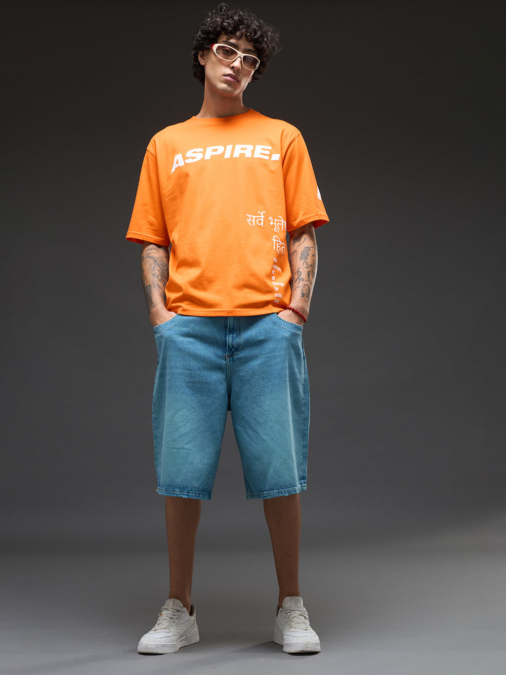 Rudrajap Purushottam oversized T-shirt in black with bold graphic design, casual fit, and short sleeves.