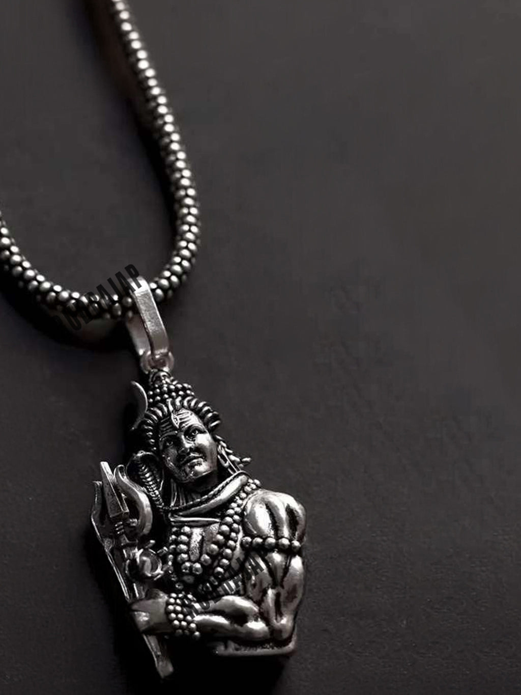 Spiritual Shankar Pendant with Chain – Channel the Divine Energy of Lord Shiva - Rudrajap