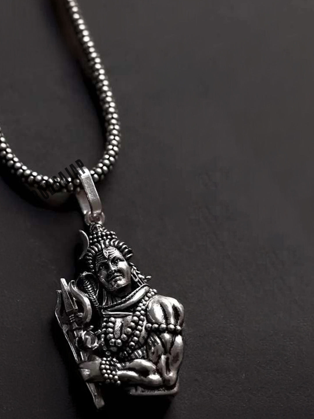 Spiritual Shankar Pendant with Chain – Channel the Divine Energy of Lord Shiva - Rudrajap