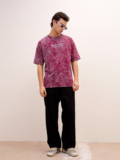 The Healer’s Harmony – Brown Hoodie & Brick Red T-Shirt Combo (कालः सर्वं विरोपयति | ईश्वरः अस्ति मम शक्तिः) - Rudrajap