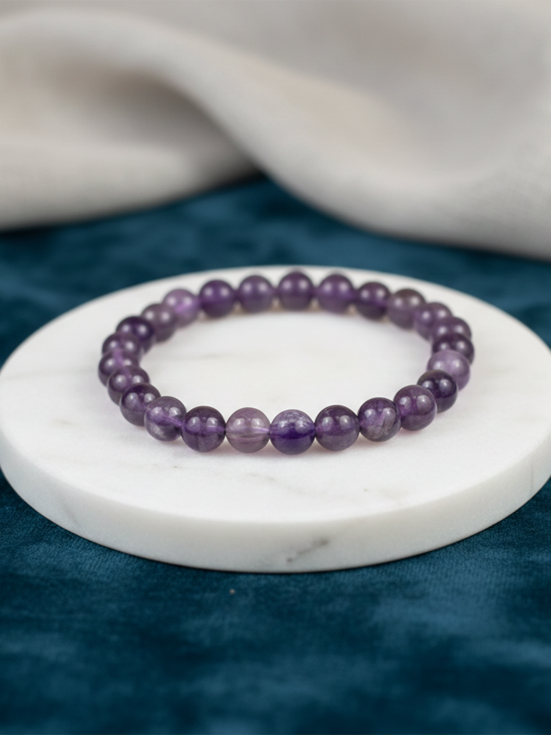 Amethyst Energy Bracelet – The Stone of Peace & Spiritual Protection - Rudrajap