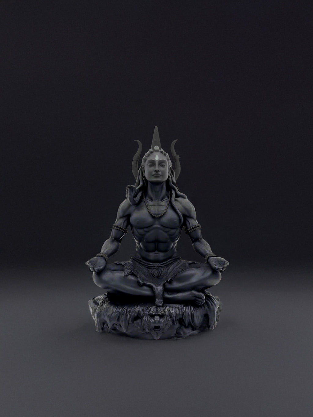 Adiyogi Shiva Trishul Car Dashboard Idol - Rudrajap