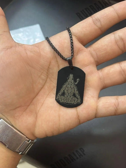 Mahadev Jyotirlinga Stainless Steel Locket – Embody the Divine Names of Lord Shiva