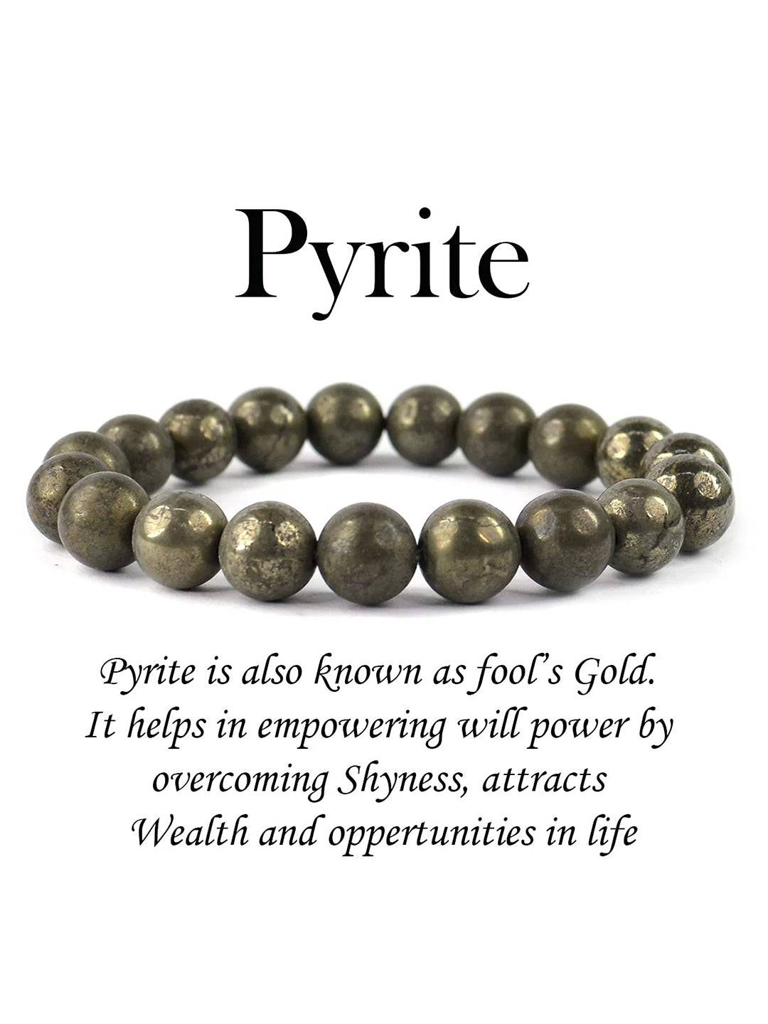 Pyrite Energy Bracelet – The Original Money Magnet - Rudrajap