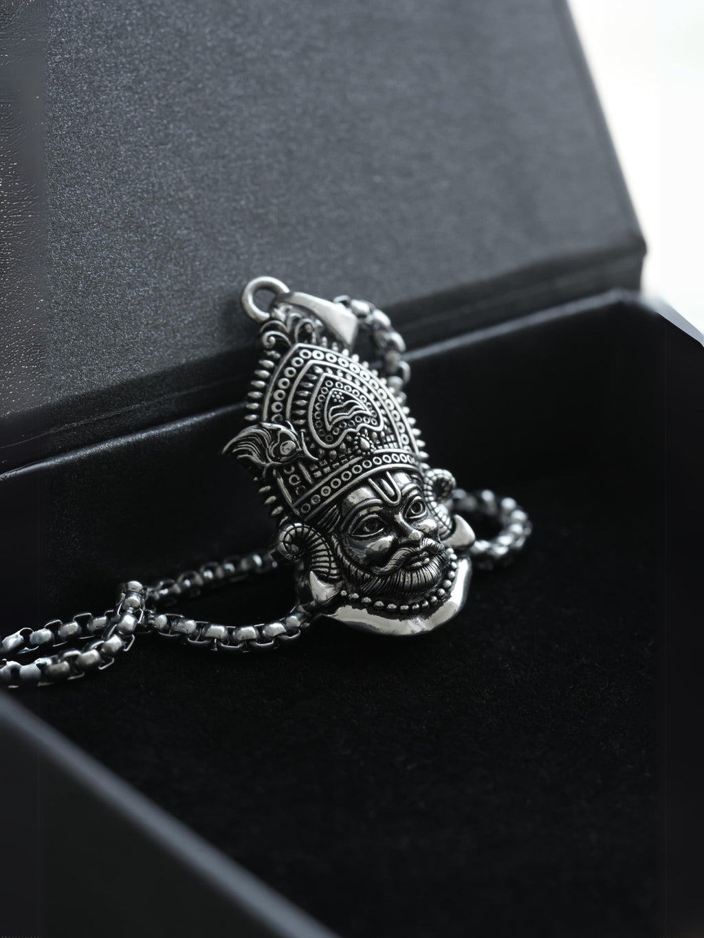 Khatu Shyam Ji Pendant with Chain - Rudrajap