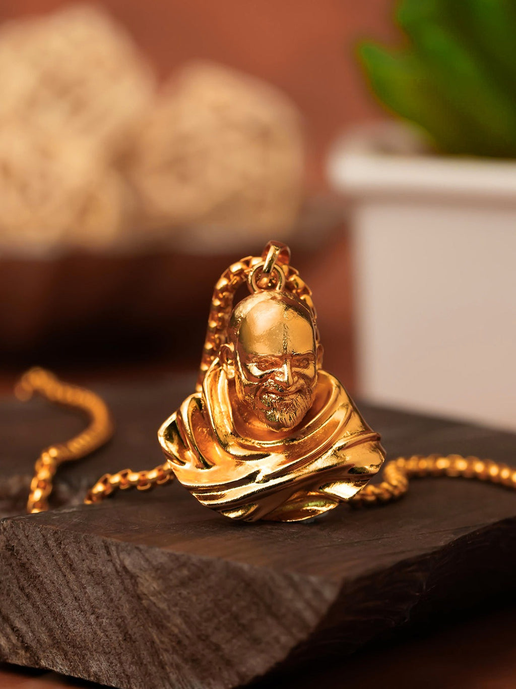 Neem Karoli Baba Silver Pendant - Rudrajap